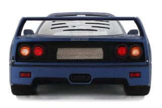 FERRARI F40 BLUE GT Spirit 1:18 Resinemodell (Türen, Motorhaube... nicht zu öffnen!)